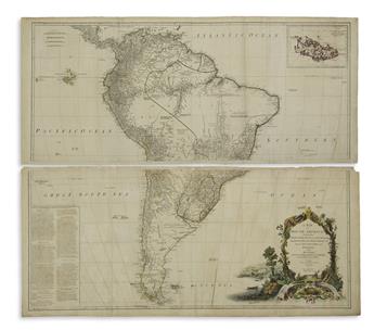 JEFFERYS, THOMAS; after J.B. DANVILLE. A Map of South America